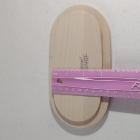 Longaberger Woodcrafts LID In Whitewash Finish Fits 2005 Horizon Of Hope Basket - Picture 6 of 7